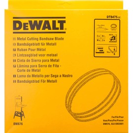 Dewalt DT8475-QZ DT8475-QZ-Hoja Sierra Cinta para Metal no Ferroso, Acero fino