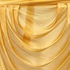 Weddecor Gold Silk Detachable Swag For Decorating Background Fabric Curtains,