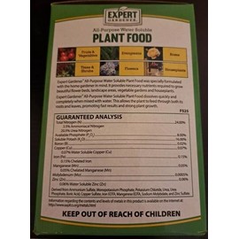 Expert Gardener All-Purpose Water Soluble Plant Food Fertilizer, 1.5 lb.