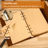 Pack of 3 Refill Paper A5 Refillable, 135 Sheets A5