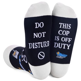 Zmart Police Gifts Police Officer Gifts for Men - Gifts For Cop Police Retirement Gifts Police Chief Gifts Police Week Gifts, Police Cop Socks