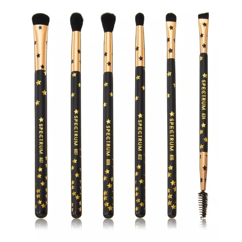 Spectrum Set De 6 Brochas Para Ojos Spectrum Zodiac
