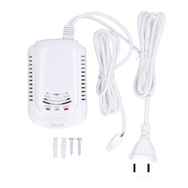 Natural Gas Detector High Sensitivity Dual Sensor Intelligent Detection CO Alarm Detector AC90‑240V US Plug