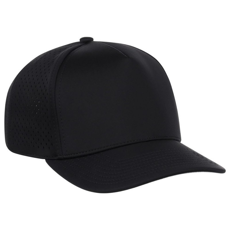 Lids Tee Box 5-Panel Performance Tech Adjustable Snapback Cap, Black,