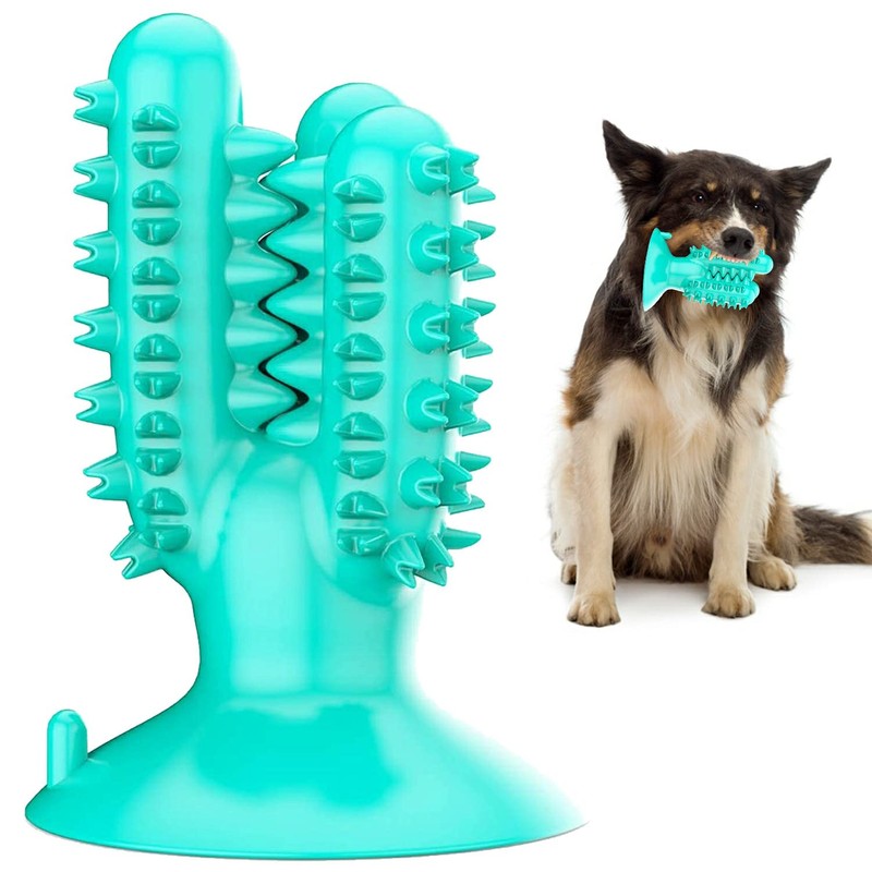 Cepillo Dental para Perros, Cactus, Cuidado Dental, Juguete para Masticar,