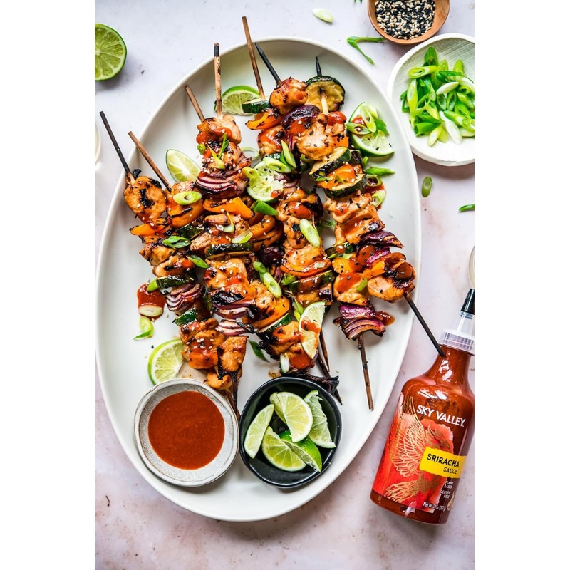 Sky Valley Sriracha Sauce - Hot Sauce, Made with Red