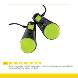 Finis Duo Underwater Bone Conduction MP3 Player,Black/Acid Green