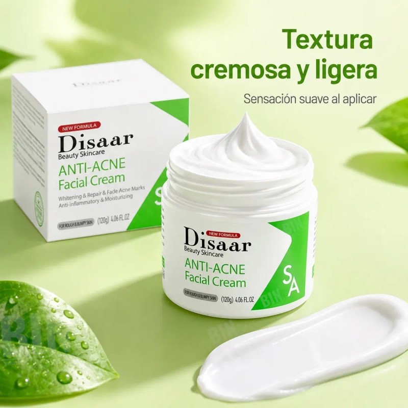 Crema Para Piel Grasa Y Imperfecciones, Antiacné Disaar, 2pz