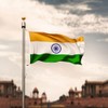 India Flag 90 * 150 cm(3 * 5FT),Indian Flag,Polyester Thickness,