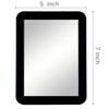 ARTLYMERS Magnetic Locker Mirror, 5x7 Real Glass Small Mirrors for