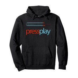 Press Play Tape Deck Level Hi-Fi Vintage Stereo Pullover Hoodie