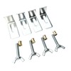 Sink Clips Kit, 4 Pack Undermount Sink Clips, Bathroom Basin