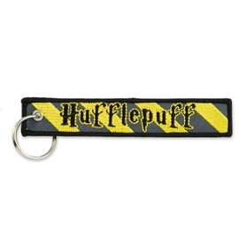 Apex Imports HP Badger House Yellow & Black Remove Before Flight Style Key Chain 5.5" x 1" Motorcycle ATV Car Truck Keychain