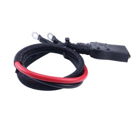 ZTUOAUMA 2-Pin Battery Cable Harness Plow Side 21294 8245 with Strap Ties and Cap Compatible with Western Fisher Snow Plows