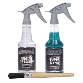 LANE'S Engine Cleaner & Dressing Kit - Powerful Deep Clean - Concentrated Engine Cleaner Degreaser - Concentrated Engine Cleaner Degreaser - 32 OZ