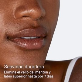 Flamingo Crema depilatoria facial para mujer con suero calmante - (paquete de 2) 1.35 onzas líquidas - Elimina el vello de la barbilla, el labio super