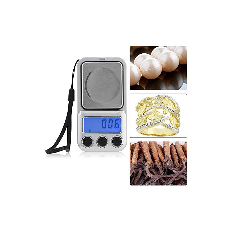 Báscula de cocina LCD Digital Báscula de Bolsillo Portátil Mini