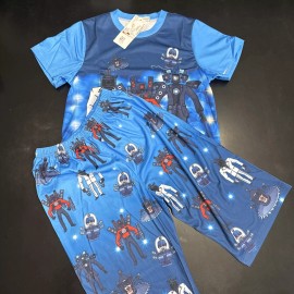 LingQiShiZu Skibidi toilet speakerman boys pajamas size L /XL (160)