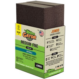 Gator 7108 Multi-Grade Pack Medium Fine Grit Sanding Sponge, 3 x 5 x 1 Inch, 2 Sponges