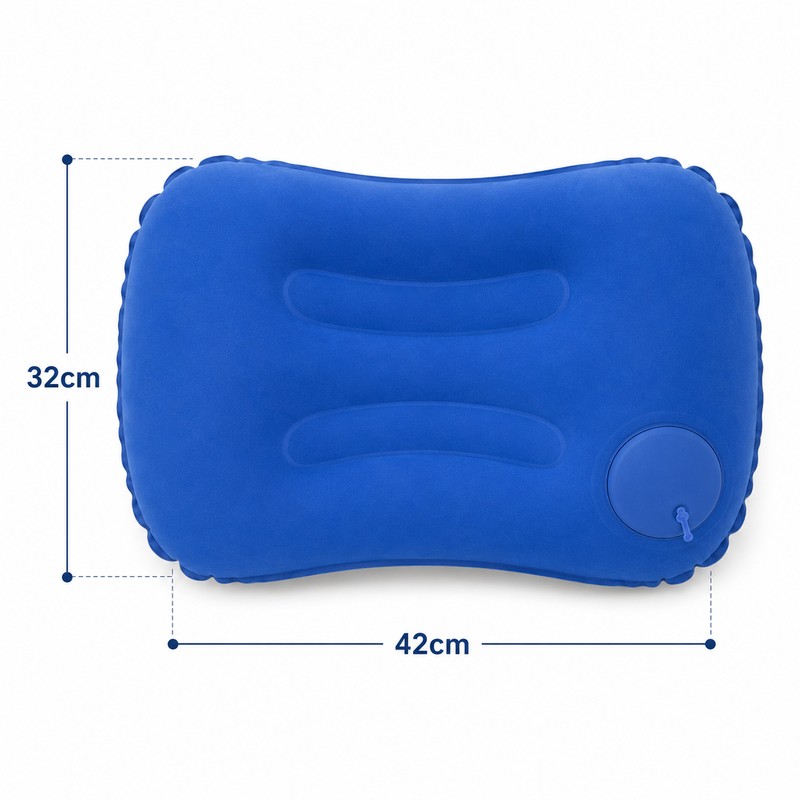 Inflatable Travel Pillow for Neck & Lumbar Support – Compact