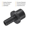 sourcing map PVC Pipe Fitting 10mm Barbed x 20mm OD