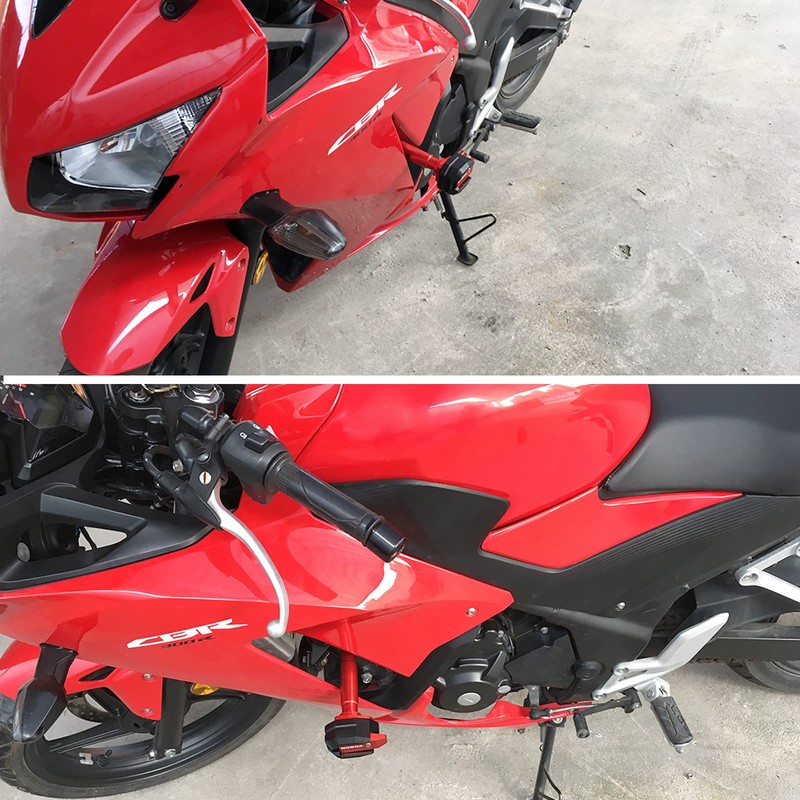 LEDISHUN Motorcycle Falling Protection Frame Slider Fairing Guard Anti Crash