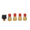 21Pcs TIG Welding Torch Kit Collets Glass Cups Back Caps