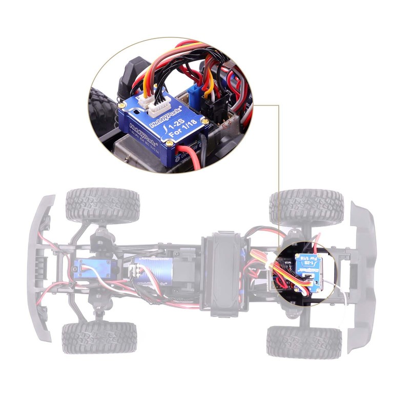 HobbyPark High Torque Brushless Motor and ESC Combo for TRX4M