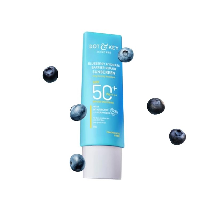 Dot & Key Blueberry Hydrate Barrier Repair Sunscreen, SPF 50+
