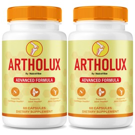 (2 Pack) Artholux Capsules – Natural Joint & Cartilage Support for Flexibility, Mobility & Comfort | Premium Blend for Everyday Active Movement | Gentle, Easy-to-Take Artho Lux Pills (120 Capsules)