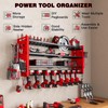 NattyDot Power Tool Organizer Wall Mount,Cordless Drill Organizer,4 Layers Large