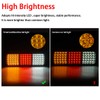 Auovo 75 LED Truck Tail Lights DC12V Amber Red White