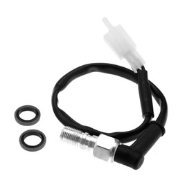 Create idea Hydraulic Brake Pressure Light Switch Banjo Bolt Brake Light Switch with 2 Washers Universal Fit for Motorcycle Size M10 x 1.25mm