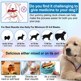 Allergy Relief Chewables for Dogs (150 Count) - Itch & Skin Supplement for Seasonal Allergies, Hot Spots, Itchy Skin - Natural Omega-3 - Dog Allergy Chews