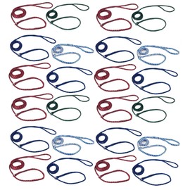 Bulk Pack Strong Dog Control Slip Lead Leashes Assorted Color Vet Rescue Kennel Choose Quantity (120 Leads)