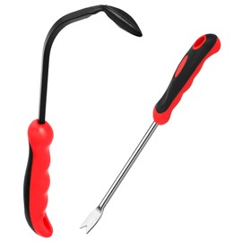 KLDOLLAR Weeding Tool Garden Weed Puller Tool, Garden Hand Cultivator Hand Tiller Weeder Edging Tool Weed Pulling Tool with Ergonomic Handle, Durable & Lightweight Gardening Gift