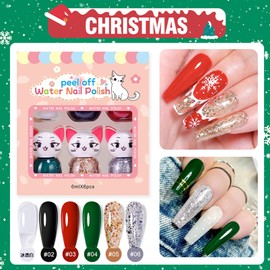 ASMAYSA Peel off Kids Nail Kit, Girls Nail Polish Kit for Kids Age 8-12 Gift DIY at Home, Nail Polish Kit for Girls, Non Toxic Nail Polish for Kids