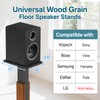 Height Adjustable Speaker Stands Pair with Most Satellite, Studio, Bookshelf
