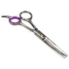 HTS 185T2 Double-Side Polished Chrome Stainless Steel Barber Thinning Shears
