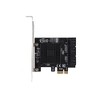 Tarjeta PCI Express, terminales de conexión de 7 Pines Tarjeta