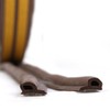 Stormguard EPDM Rubber P Profile Weatherstrip Seal Brown 20 metres