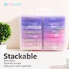 OMNISAFE 4x6 Photo Storage Cases, 16 Inner Plastic Craft Storage