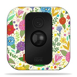 MightySkins Compatible with Blink XT2 Camera (2019) - Flower Garden | Protective, Durable, and Unique Vinyl Decal Wrap Cover | Device Not Included - This is A Skin | Made in The USA