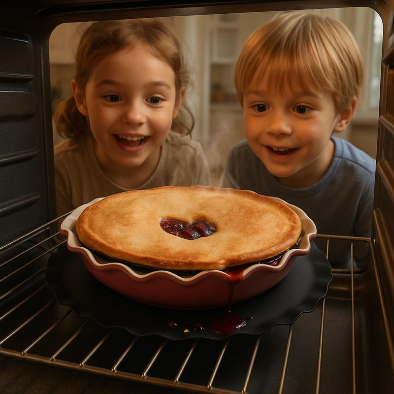 Mrs. Anderson’s Baking Non-Stick Pie Drip Catcher Pan, Carbon Steel