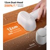 TORRAS Dual-Head Fabric Shaver, Longest Durability & 50ml Large Capacity