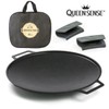 Queen Sense Titanium Coated Induction Camping Griddle Pan + Storage