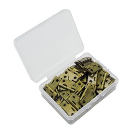 100pcs Small Box Hinges, Granmp Jewelry Box Hinges Retro Butt Hinges Mini Hinges Antique Bronze Cabinet Hinges with 400 Pieces Hinge Screws