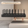 Mnftive pots and pans organizer under cabinet,pot lid organizers inside