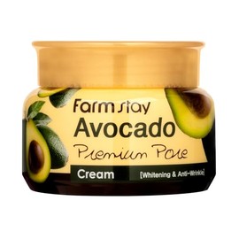Farmstay Crema Antiarrugas con Aceite de Aguacate - Suaviza y Aclara la Piel Seca y Opaca - Mejora la Elasticidad - 103 ml