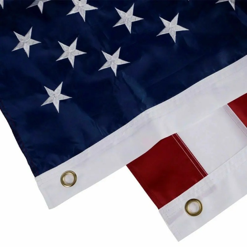 American Flag 3x5 Ft Polyester Heavy Duty Embroidered Stars Sewn